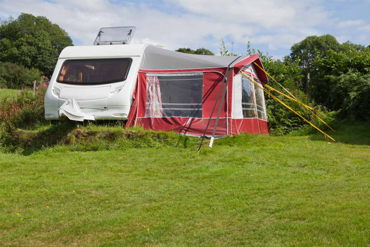 Touring Caravan on the Pembrokeshire Coast 