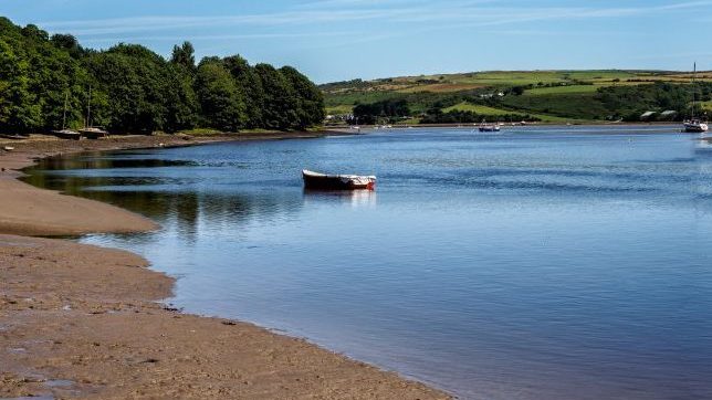 St Dogmaels on the estuary of the River Teifi