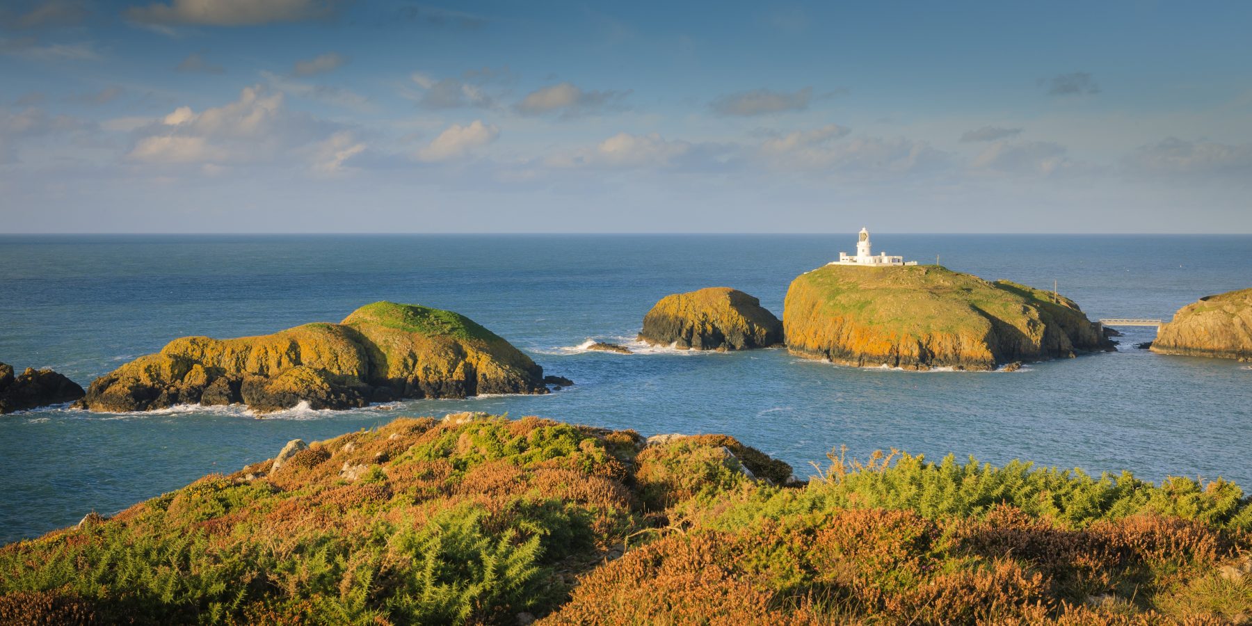 Strumble Head lighthouse, Pembrokeshire, Wales, UK