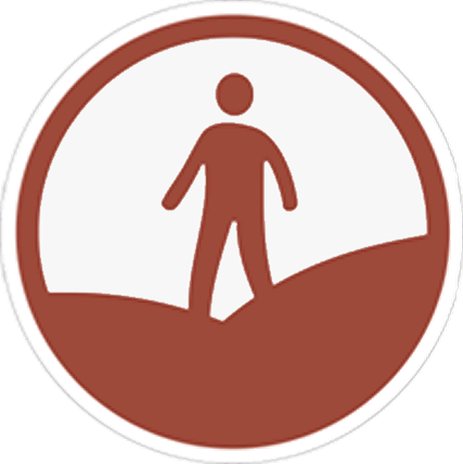 Open access symbol denoting 'open access land'