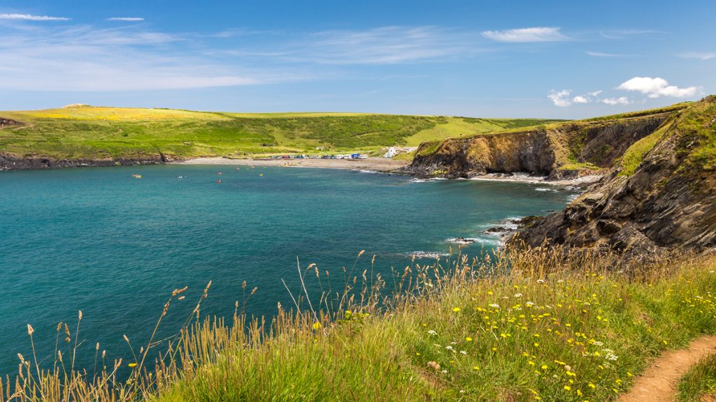 View to Abereiddi from the Pembrokeshire Coast Path