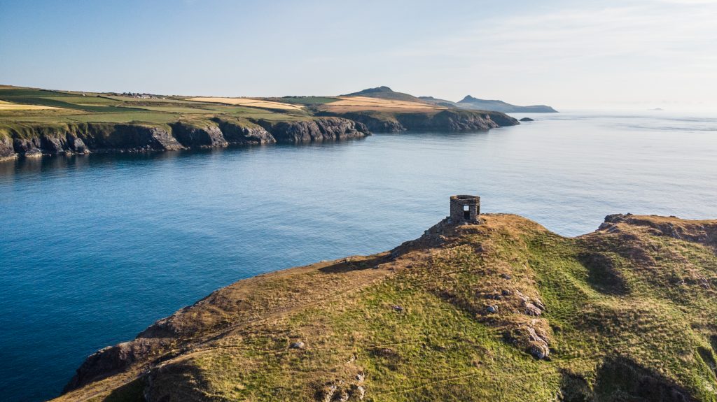 Looking south towards St David's Head from Abereiddi