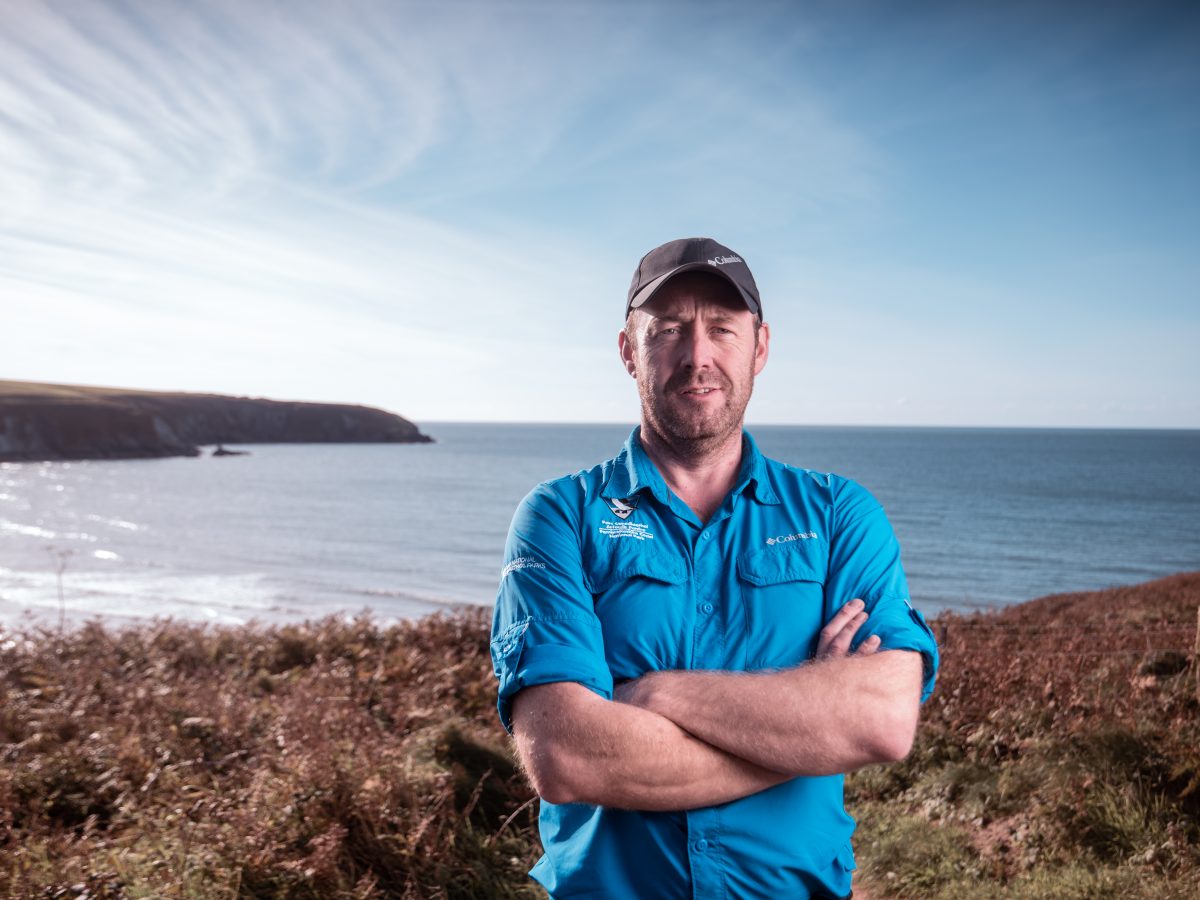 Pembrokeshire Coast National Park Ranger Richard Vaughan