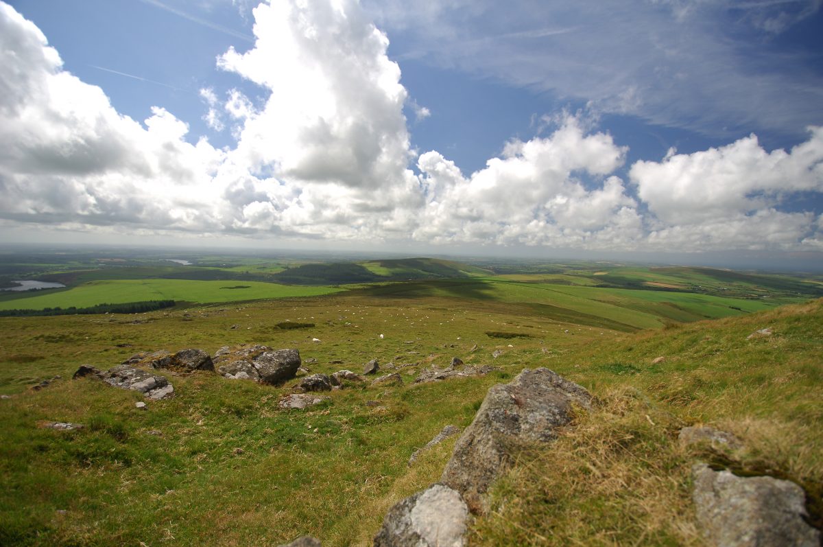 View from Foel Eryr in the Preseli Hills