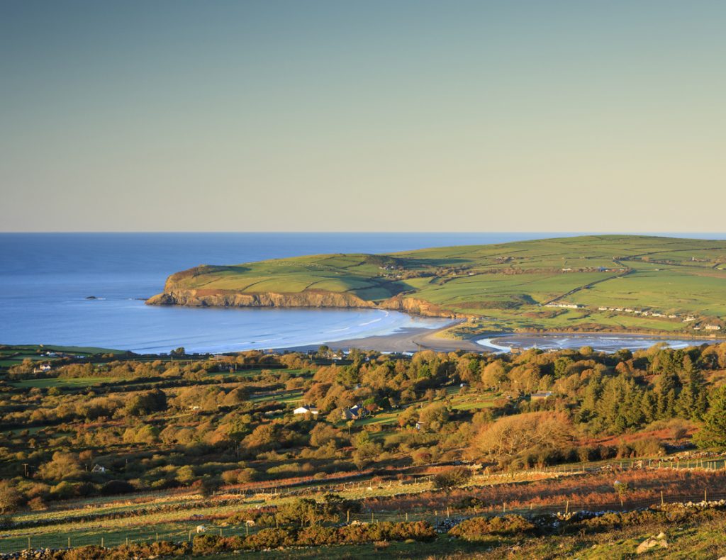 View towards Newport from Mynydd Caregog