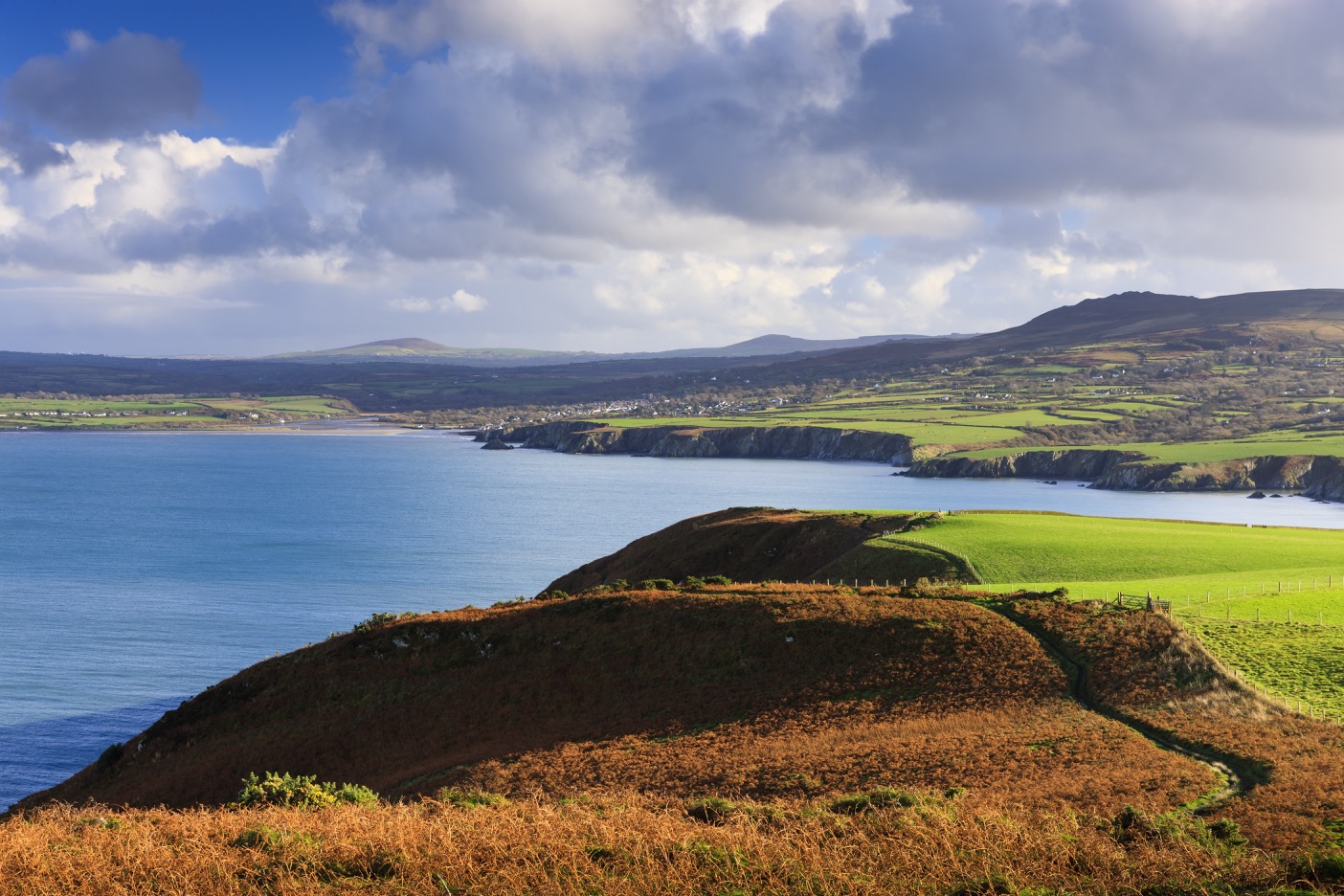 View from Dinas Head towards Newport