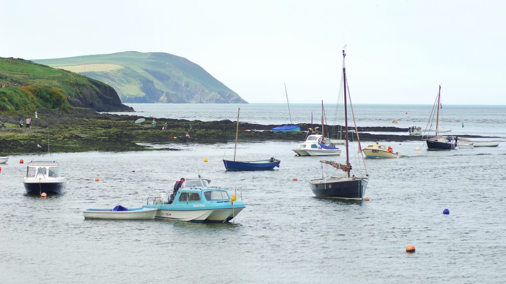 View to Dinas Head from Newport Parrog