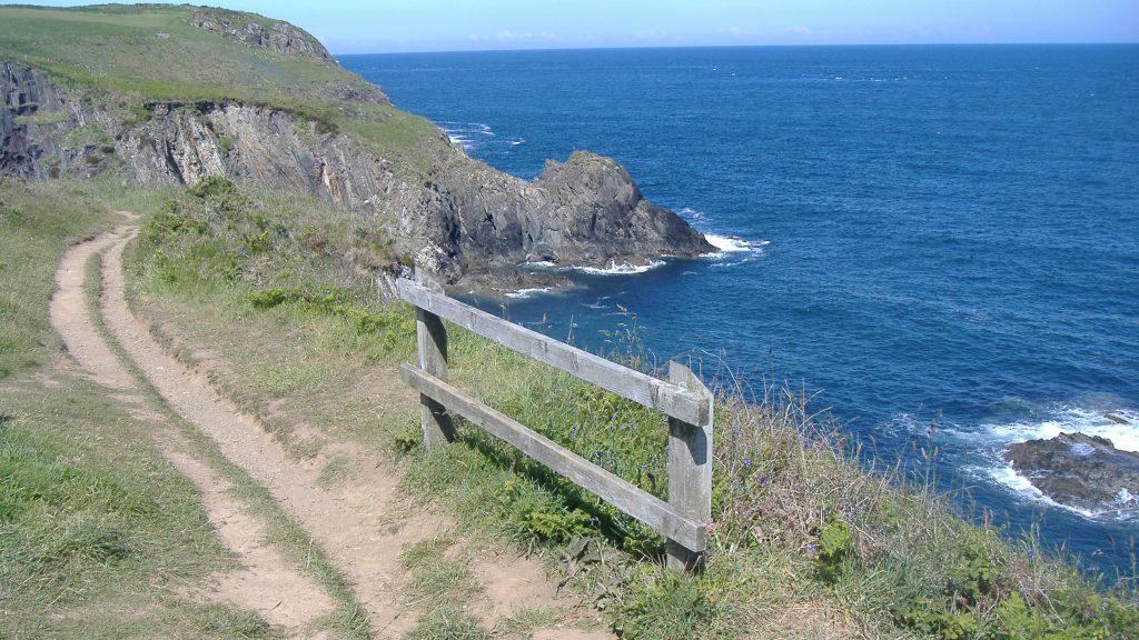 Pembrokeshire Coast Path at Pwllcaerog