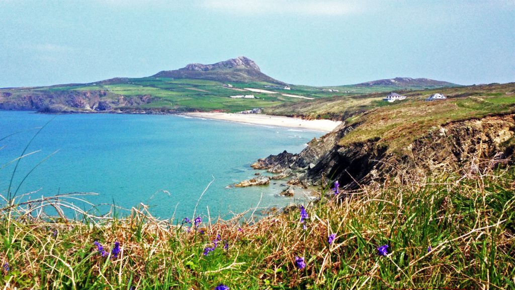 View from Pembrokeshire Coast Path south of Porthselau
