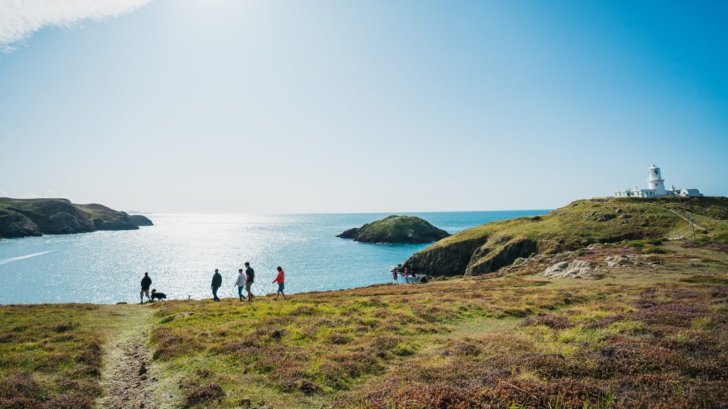 Walkers at Strumble Head