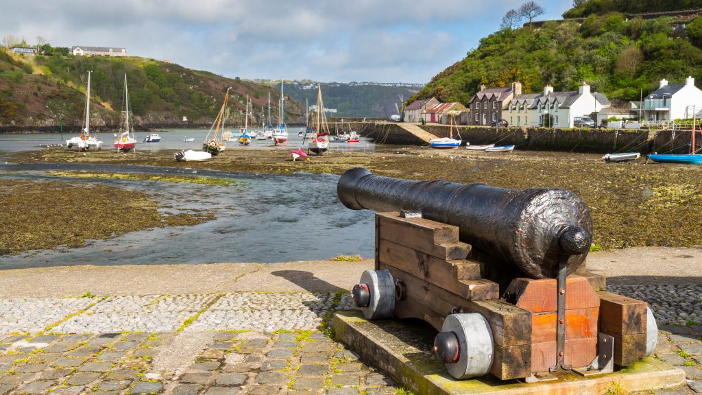 Cannon at Lower Town Fishguard