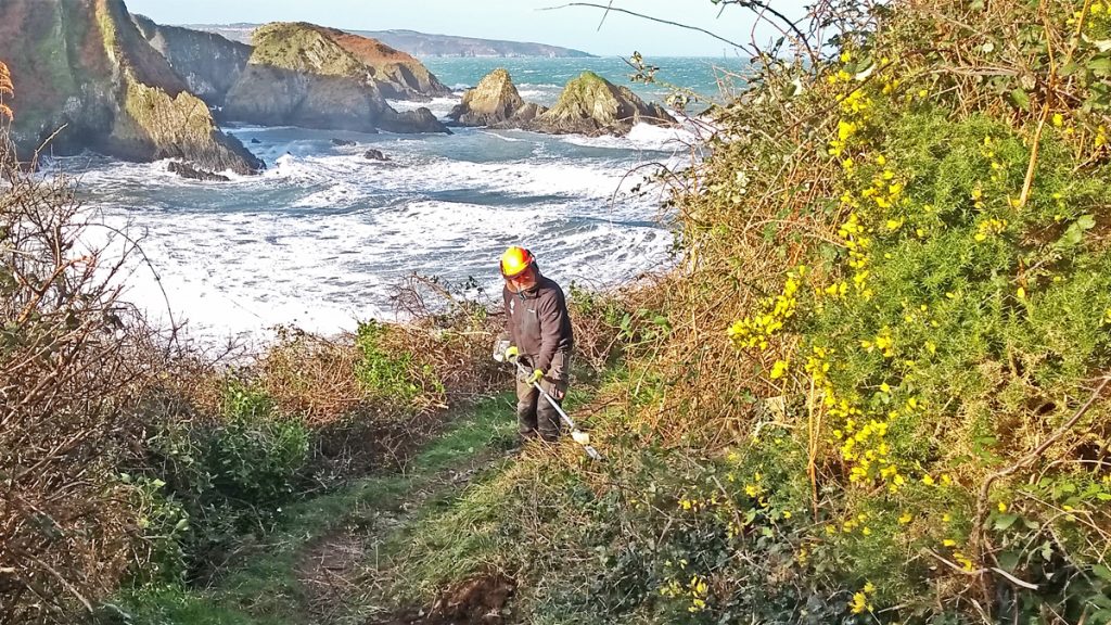 National Park Authority Warden near Aberhescwm