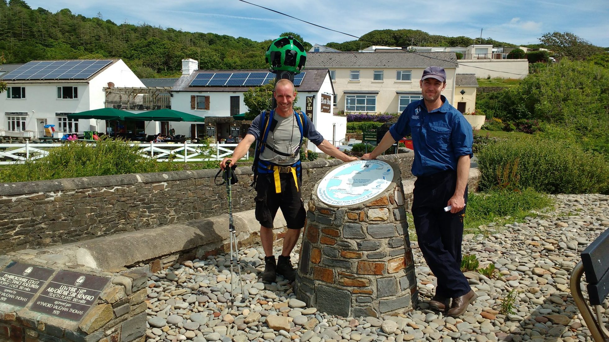 Google Trekker at Amroth