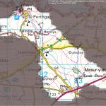 Map of Porthgain Catchment