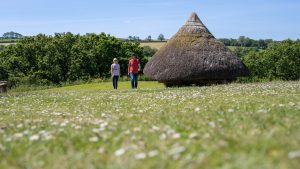 View of Castell Henlys granary