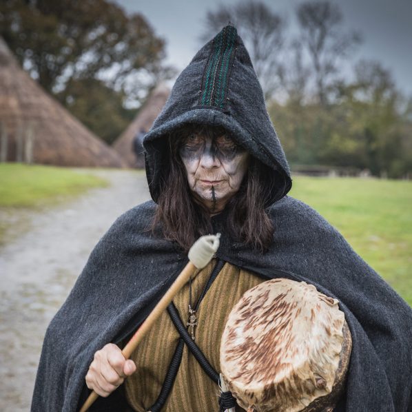 Shelley Morris, Professional Musician, Percussionist and Community Arts Educator and Mentor at Castell Henllys Iron Age Village