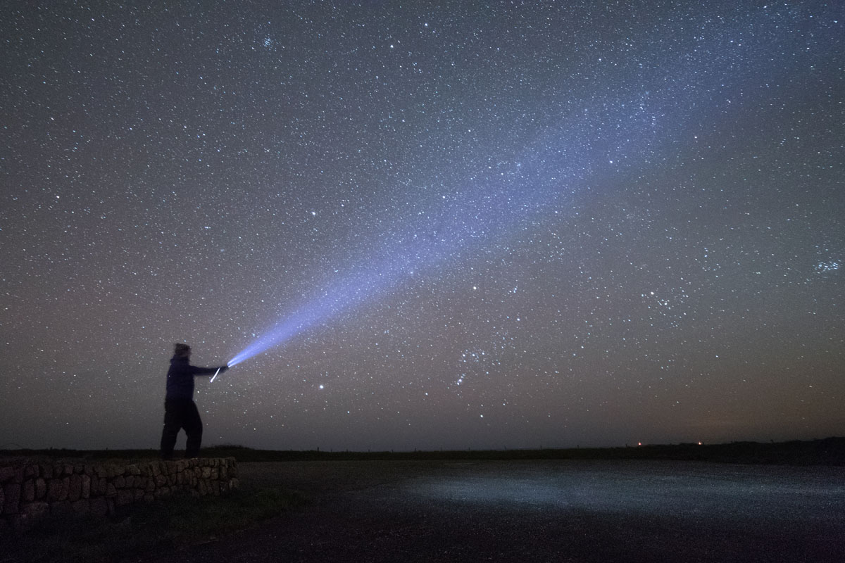 Stargazer at Kete near Dale in the Pembrokeshire Coast National Park