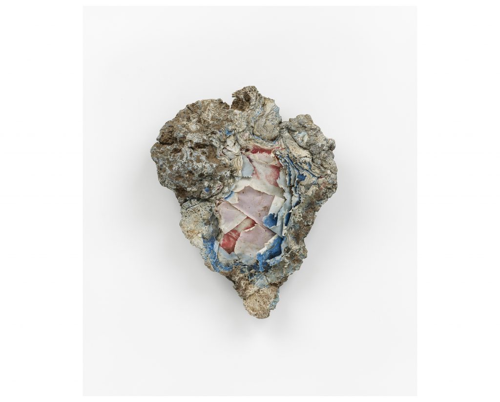 Bagiau Gwrtaith Wedi Llosgi (Coch Gwyn a Glas), Sir Benfro, Cymru 2019