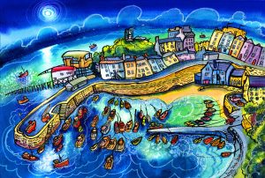 Beautiful Harbour Tenby by Dorian Spencer Davies