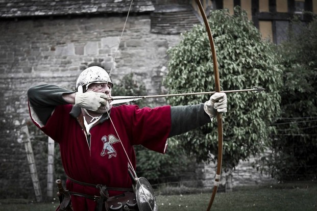 An archer at the Castle walls
