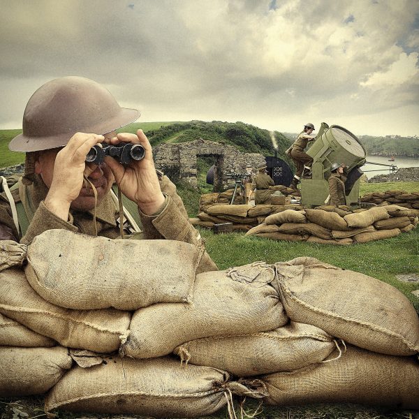 3D reconstruction of World War II Searchlight Battery at Fishguard Fort