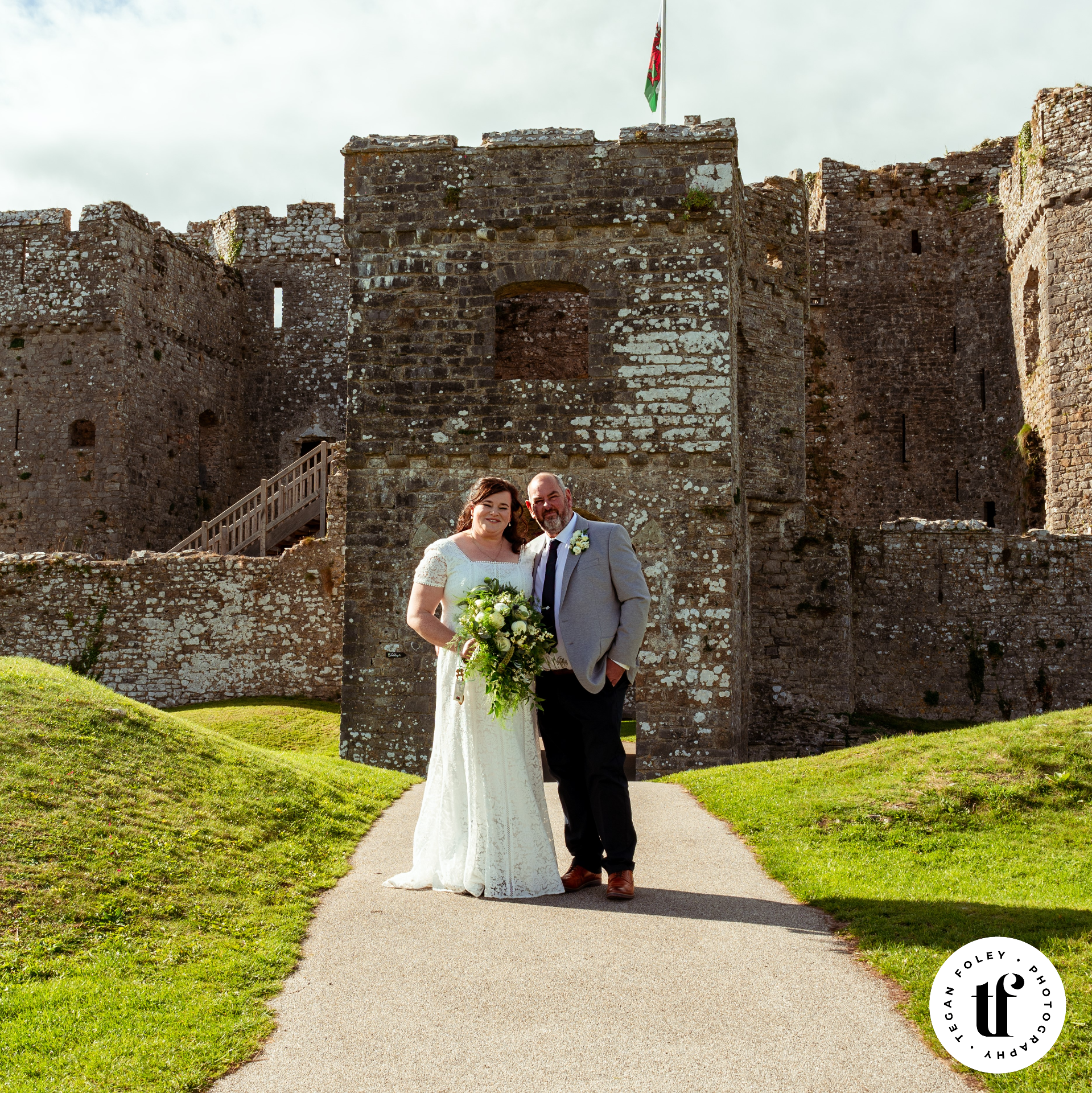 Wedding at Carew Castle