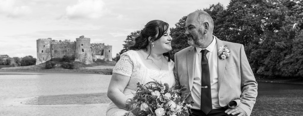Wedding at Carew Castle