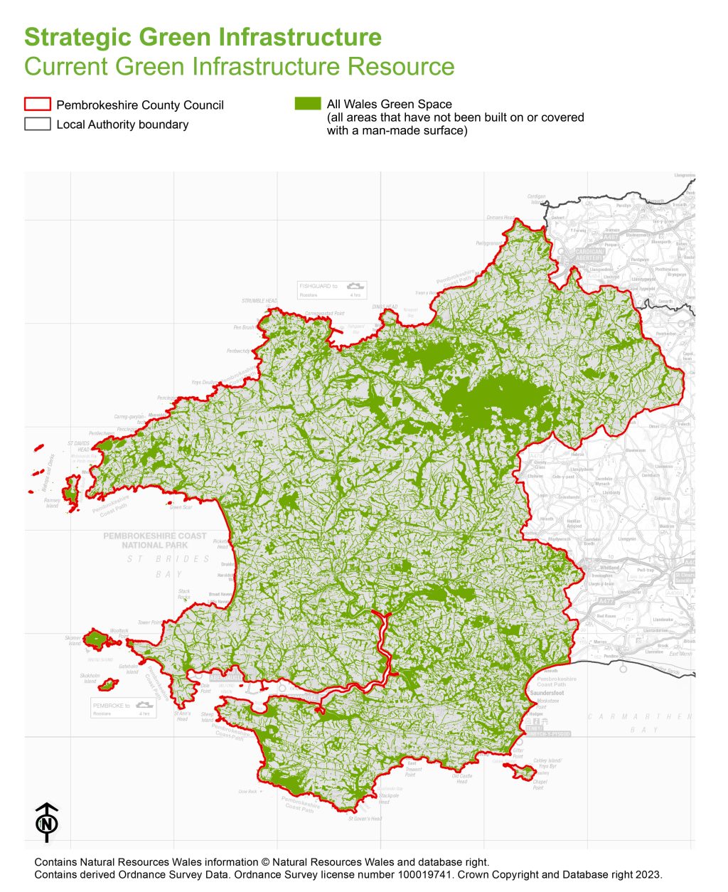 Image showcasing Pembrokeshire's Strategic Green Infrastructure - Pembrokeshire Coast ...