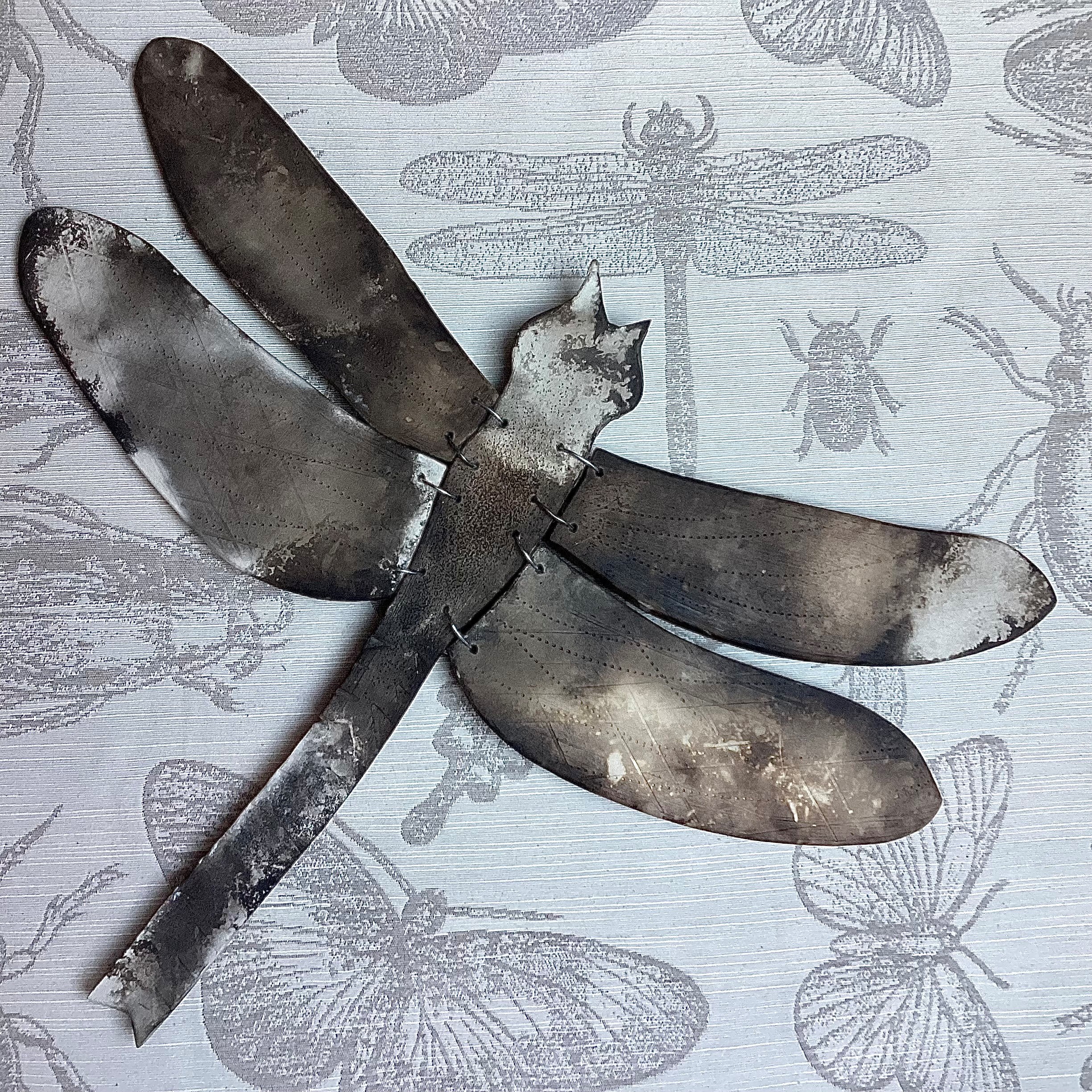 A clay fired dragonfly by Elly Morgan