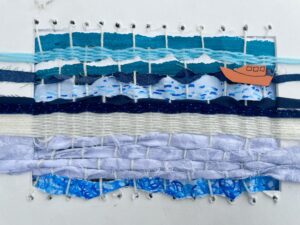An image of a piece of woven art