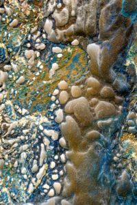 Image of minerals in a stone